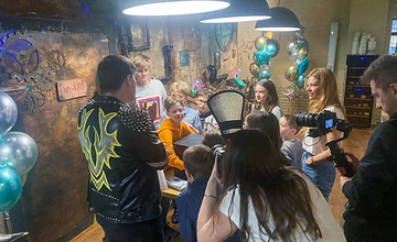 Фотозона стимпанк на мероприятии