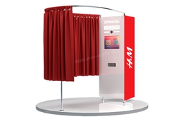 Частичное брендирование классической фотобудки