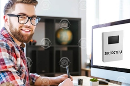 Разработка макета для стойки телевизора/экспостенда