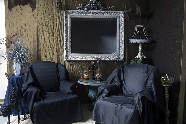 Фотозона чёрный страх