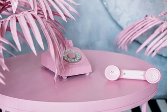 Фотозона розовая