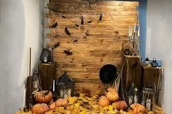 Фотозона Хэллоуин осенняя