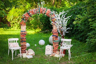 Фотозона арка