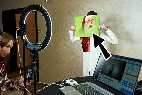 Фотозона Новогодний Селфисканер