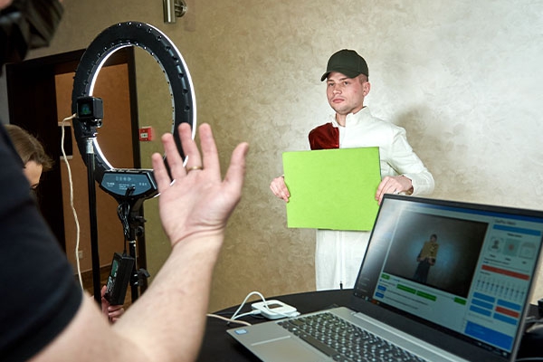 Фотозона Новогодний Селфисканер