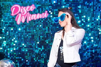 Фотозона из пайеток