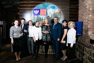 Фотозона на День российской почты круглая