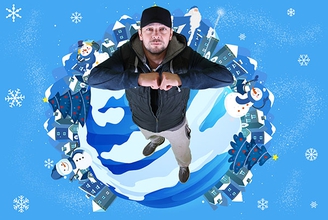 Новогодняя Фотозона Little Planet