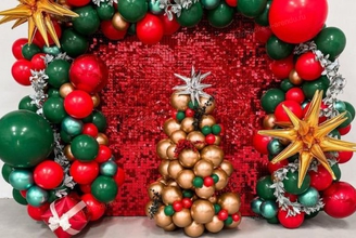 фотозона из пайеток