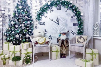Новогодняя фотозона с часами