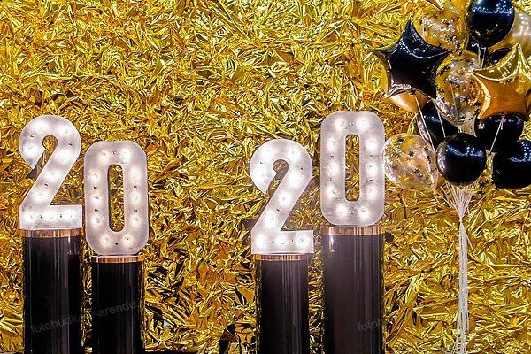 Новогодняя фотозона с цифрами