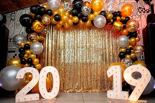 Новогодняя фотозона с цифрами