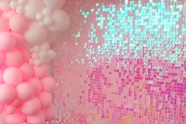 Пайетки розовый перламутр