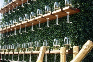 Стена для шампанского Фотозона