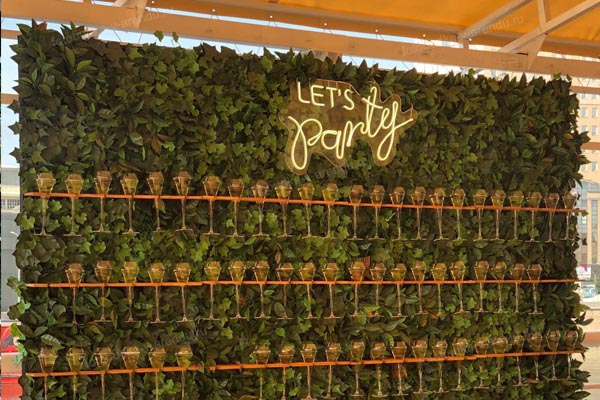 Стена для шампанского Фотозона