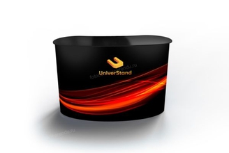 Стойка ресепшен овальная