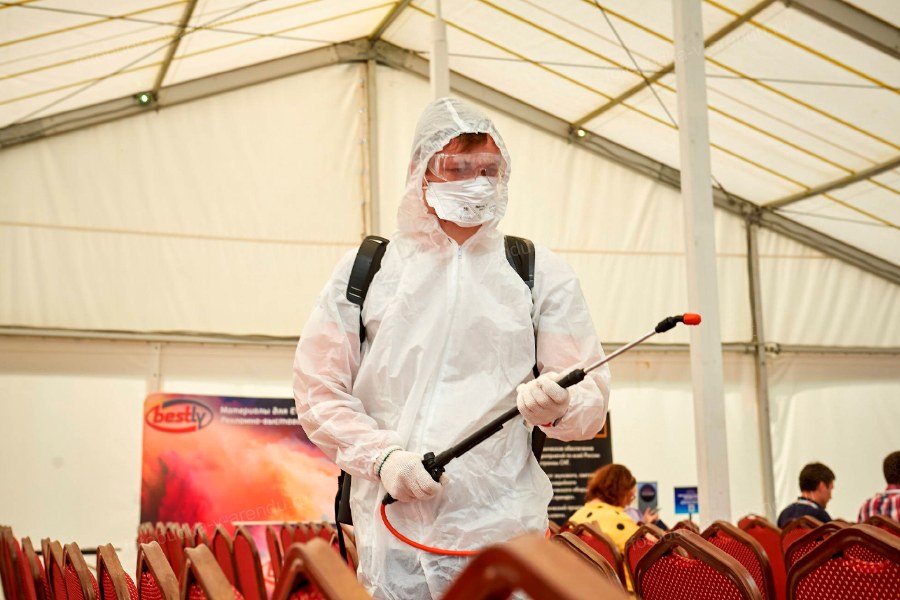 Наше дезинфекционное оборудование на мероприятиях