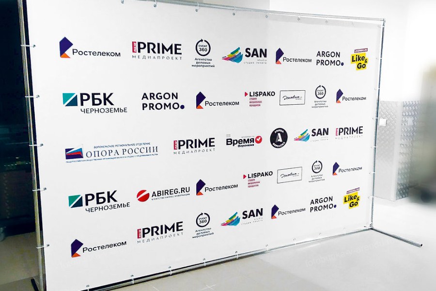 Наши пресс-вол на мероприятиях