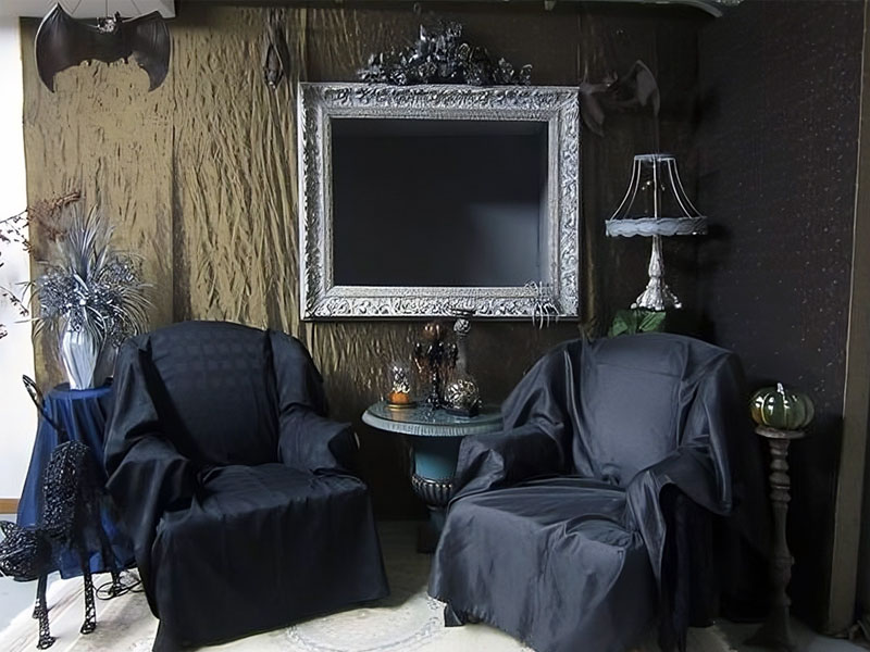 Фотозона чёрный страх