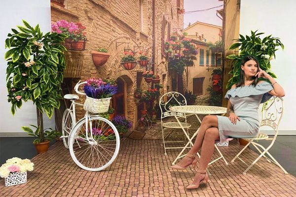 Фотозона французский дворик