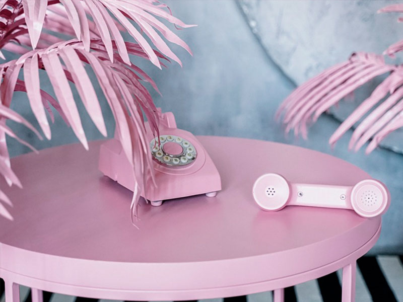 Фотозона розовая