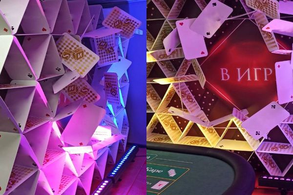 Фотозона казино 3D