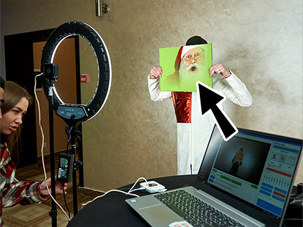 Фотозона Новогодний Селфисканер