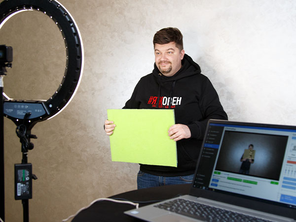 Фотозона Новогодний Селфисканер