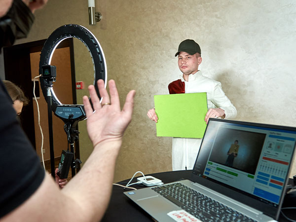 Фотозона Новогодний Селфисканер