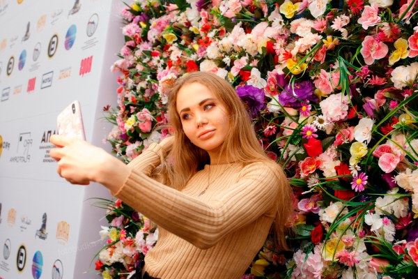 Цветочная фотозона