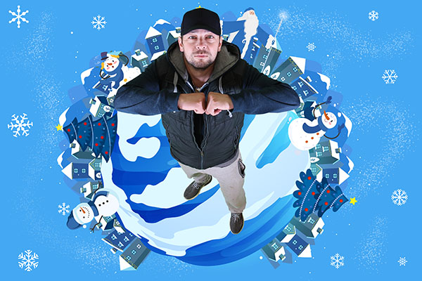 Новогодняя Фотозона Little Planet