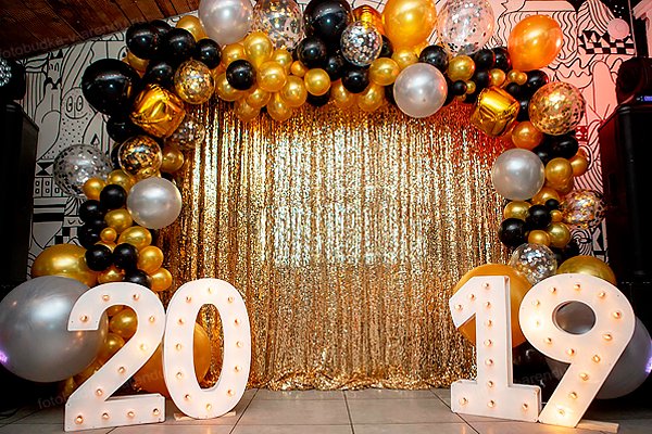 Новогодняя фотозона с цифрами