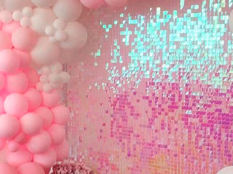 Пайетки розовый перламутр