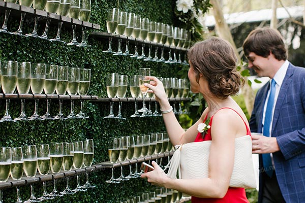 Стена для шампанского Фотозона