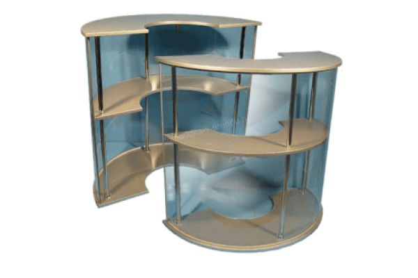 Стойка ресепшен полукруг